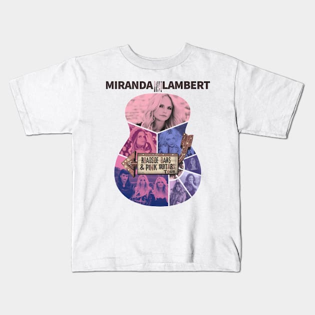 Miranda guitar Kids T-Shirt by Zackstrom Studio